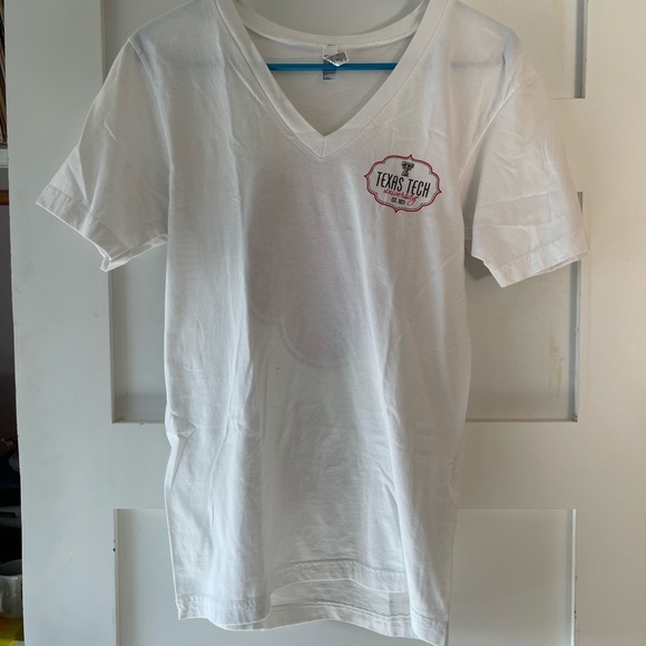 White Texas tech v neck - Picture 1 of 7